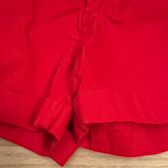 Dear John High Waist Red Women's Shorts - Picture 4 of 7